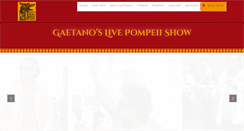 Desktop Screenshot of pompeiitourguide.com