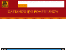 Tablet Screenshot of pompeiitourguide.com